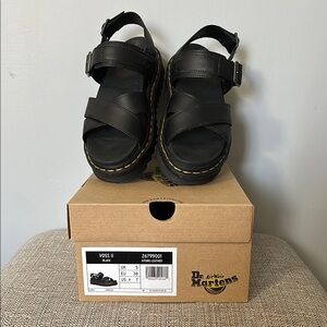 Dr. Martens Black Sandals